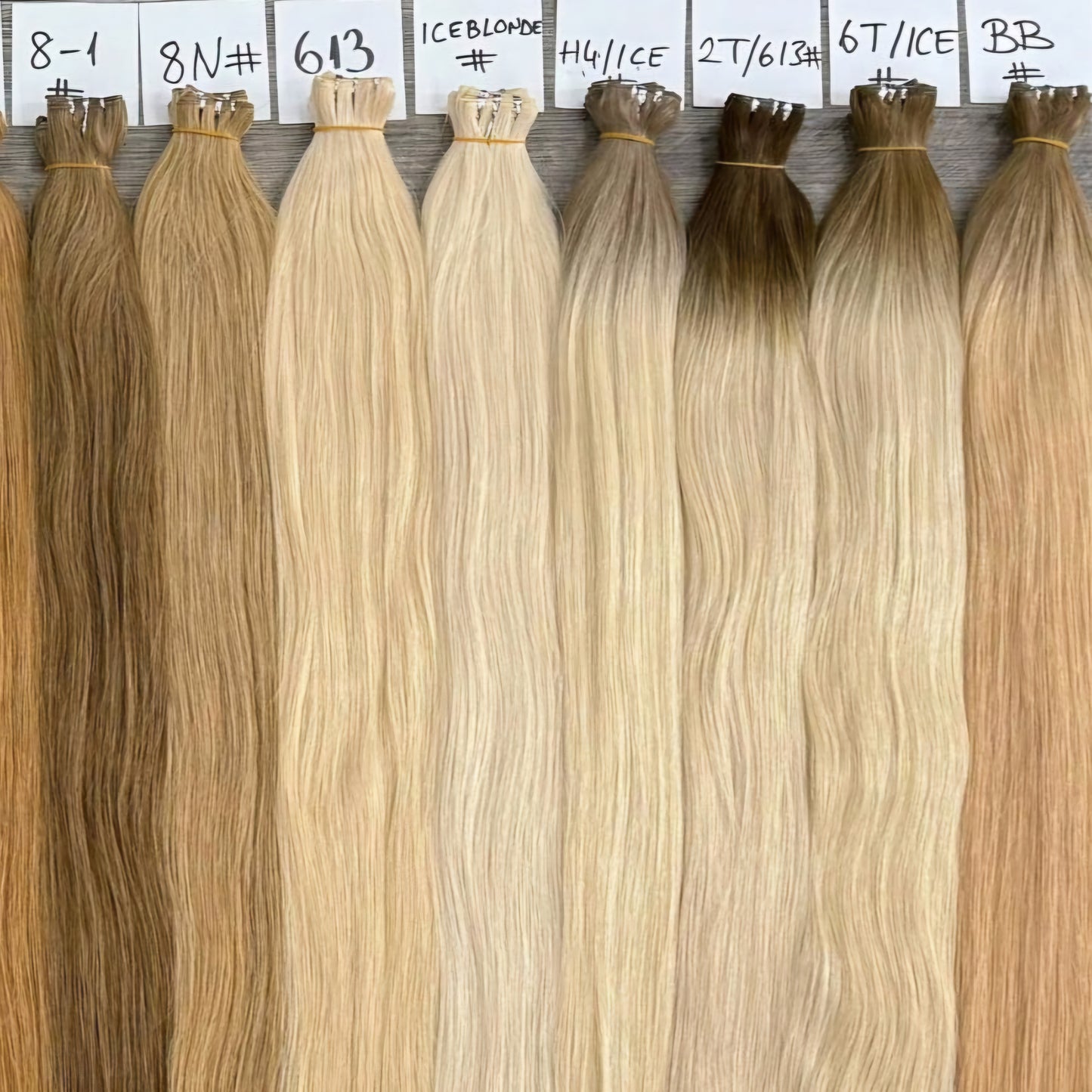 Genius Wefts - 100% Echthaar - Remy Haarqualität - 25g