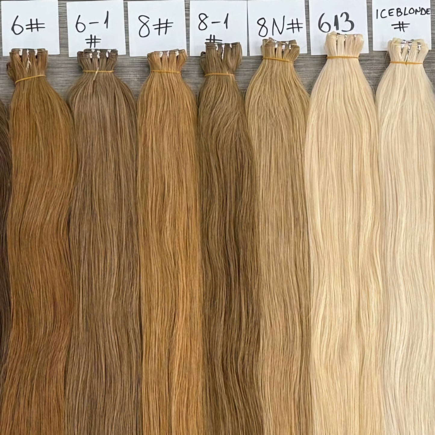 Genius Wefts - 100% Echthaar - Remy Haarqualität - 25g