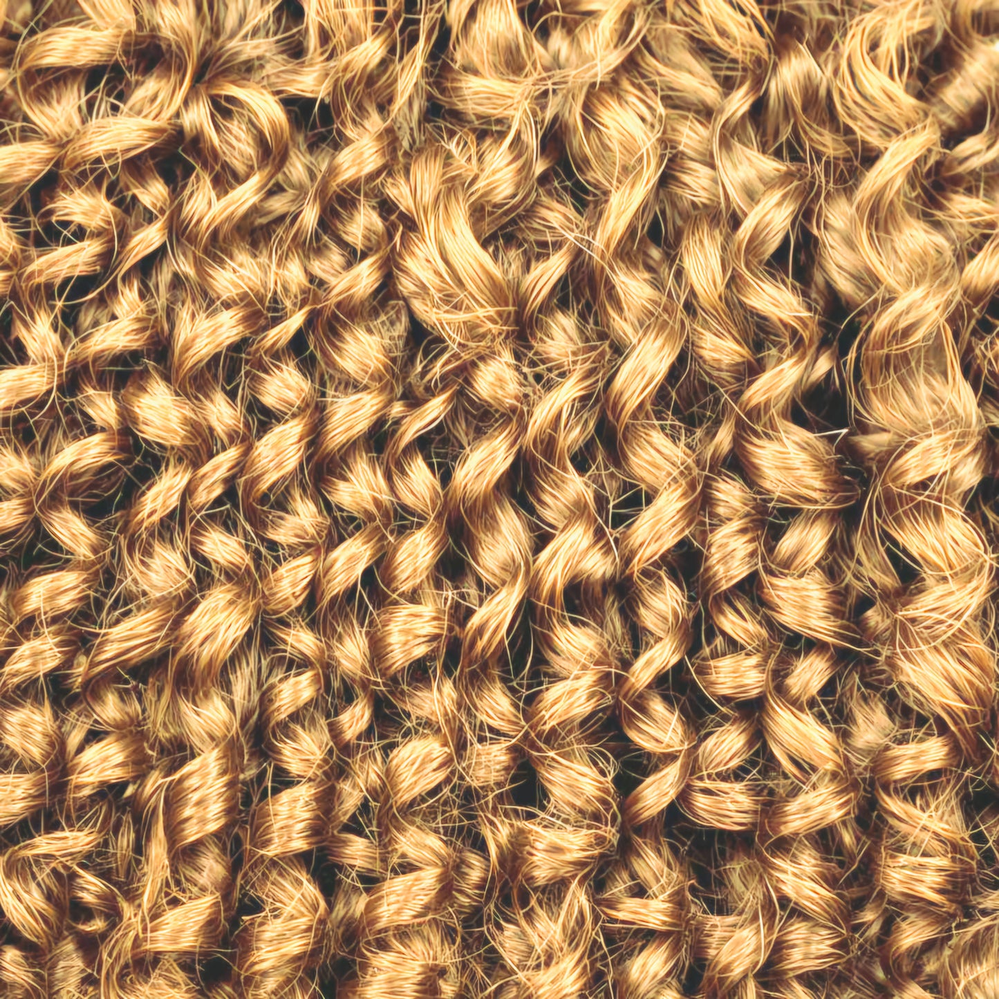 Curly Weft - 100% Echthaar - Remy Haarqualität - Lockige Tressen - 60cm - Blond