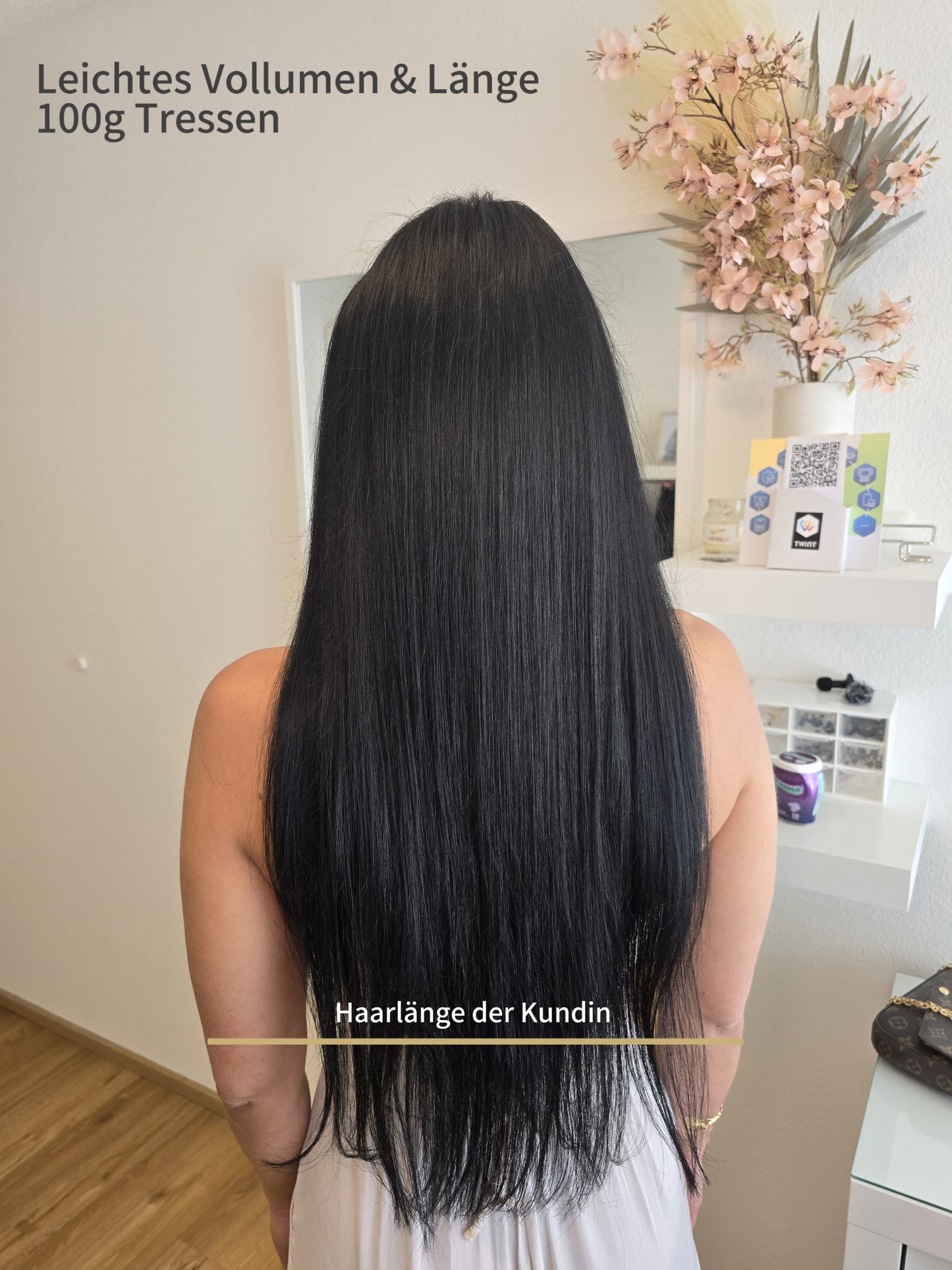 100% slawische Echthaar-Tressen