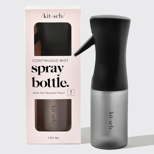 Sprühflasche aus recyceltem Kunststoff - Schwarz