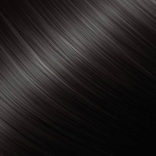 Genius Wefts - 100% Echthaar - Remy Haarqualität - Schwarzbraun Farbnr. #natural