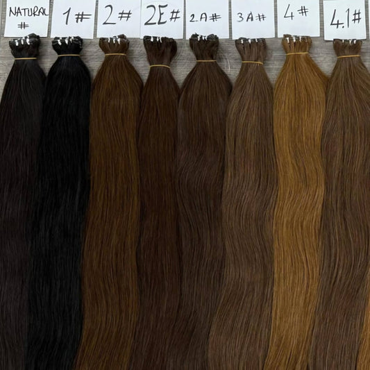 Genius Wefts - 100% Echthaar - Remy Haarqualität - 25g