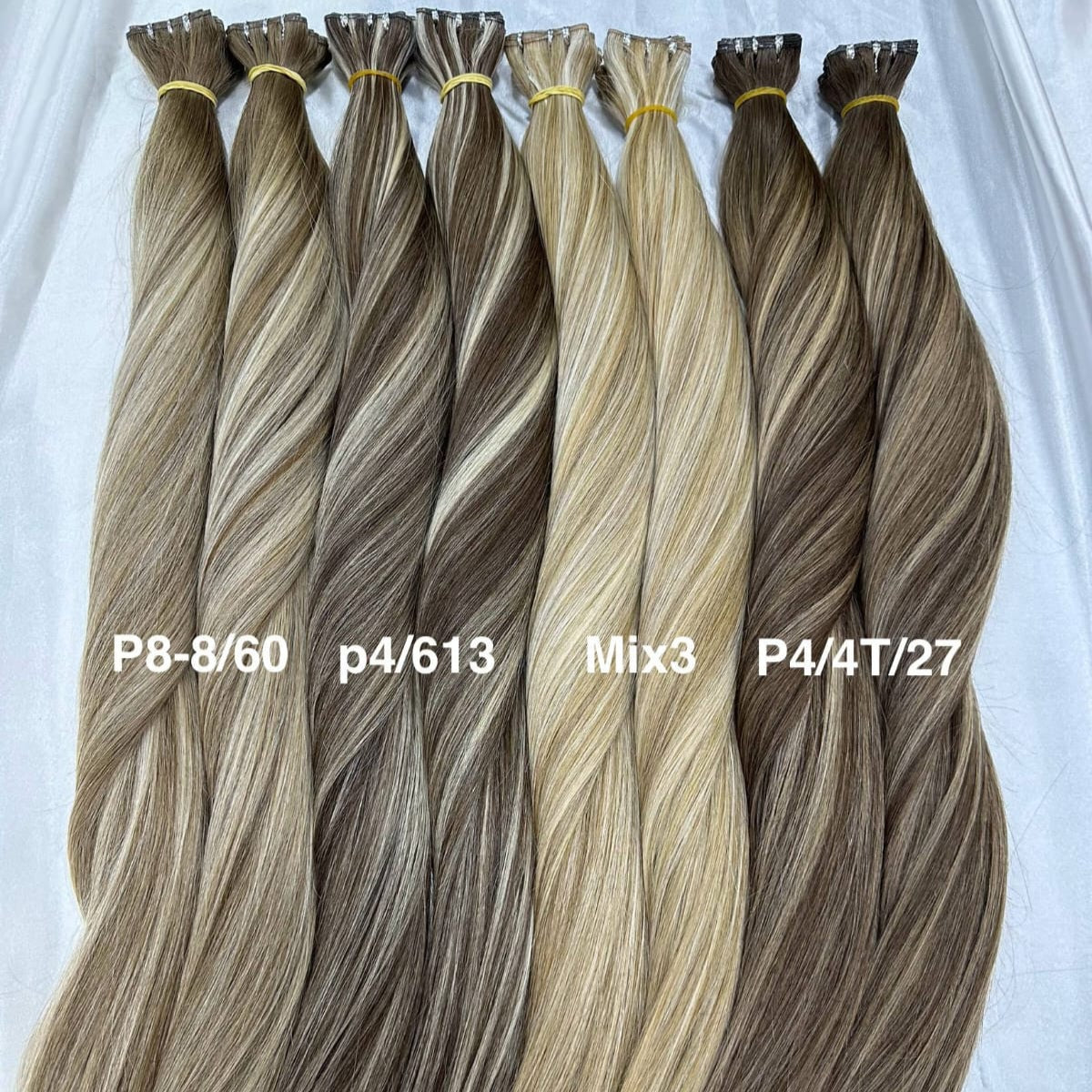 Genius Wefts - 100% Echthaar - Remy Haarqualität - Balayage 50gramm