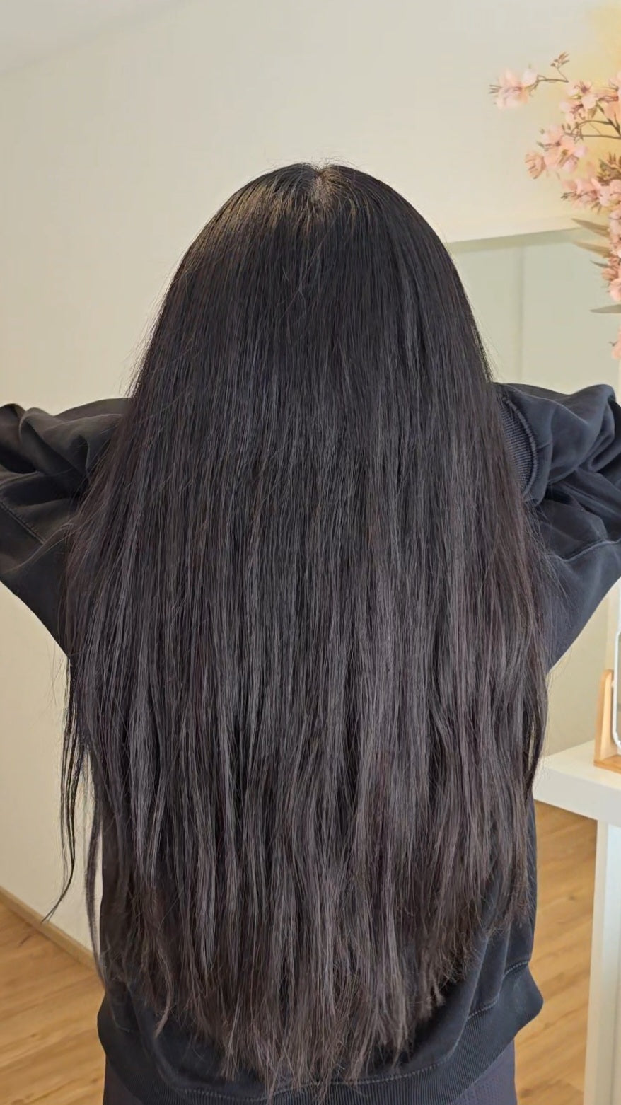 Beratungsgespräch Für eine Haarverlängerung