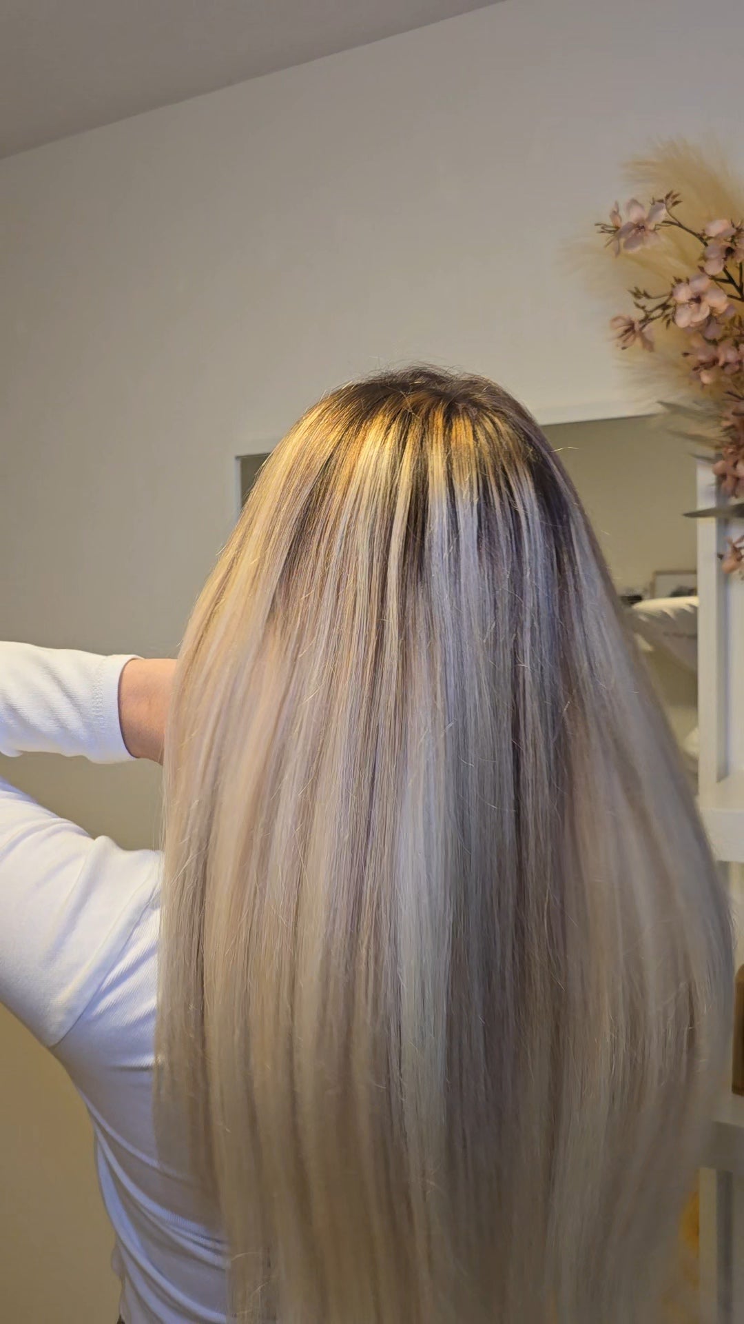 Beratungsgespräch Für eine Haarverlängerung