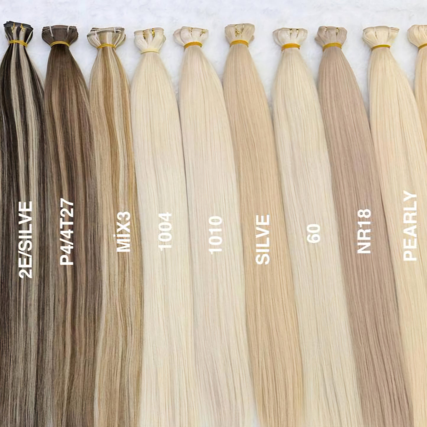 Butterfly Weft - 100% Echthaar - Remy Haarqualität - 100g - 60cm