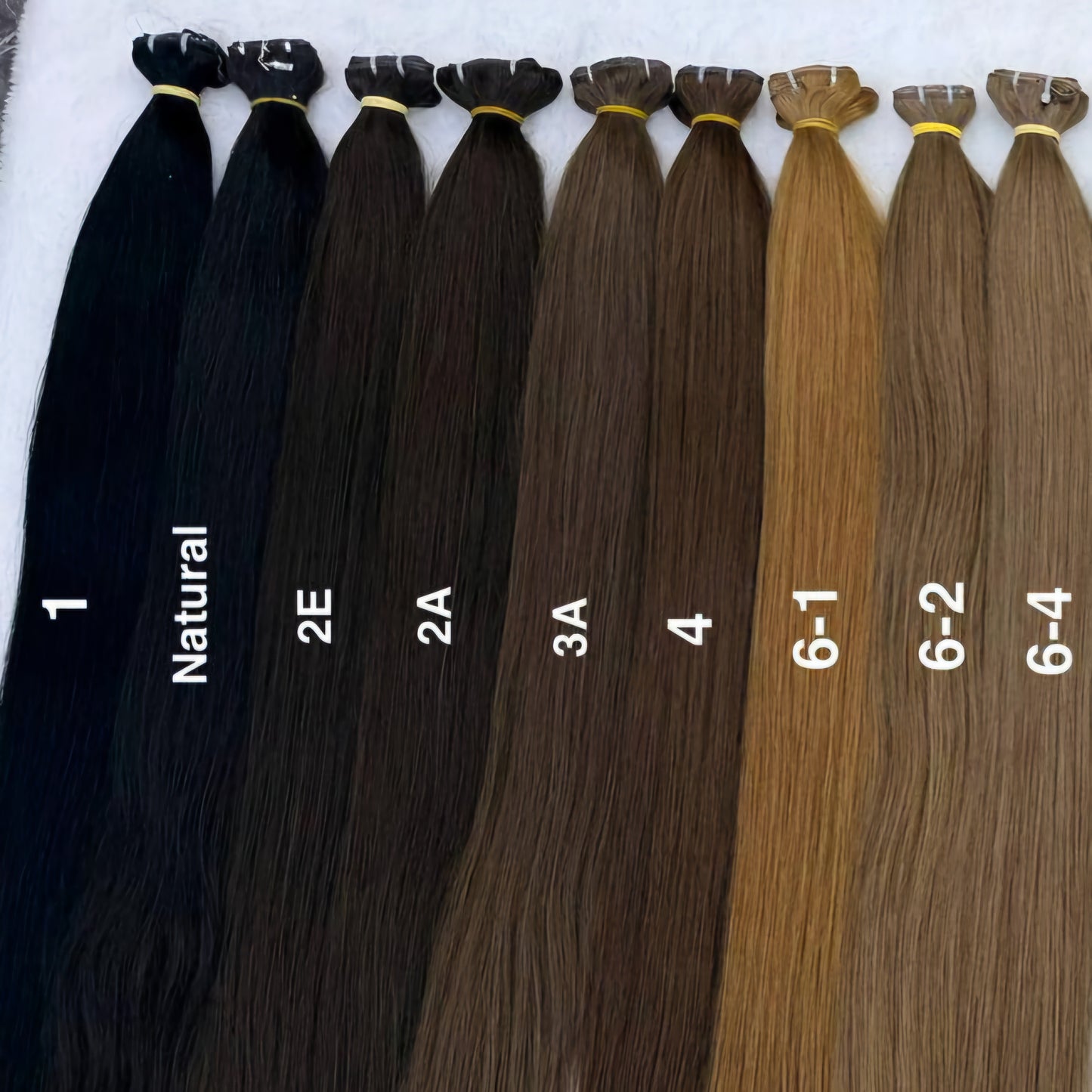 Butterfly Weft - 100% Echthaar - Remy Haarqualität - 100g - 60cm