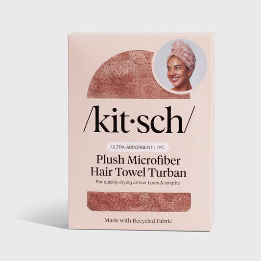 Terrakotta Plüsch - Mikrofaser Haarturban