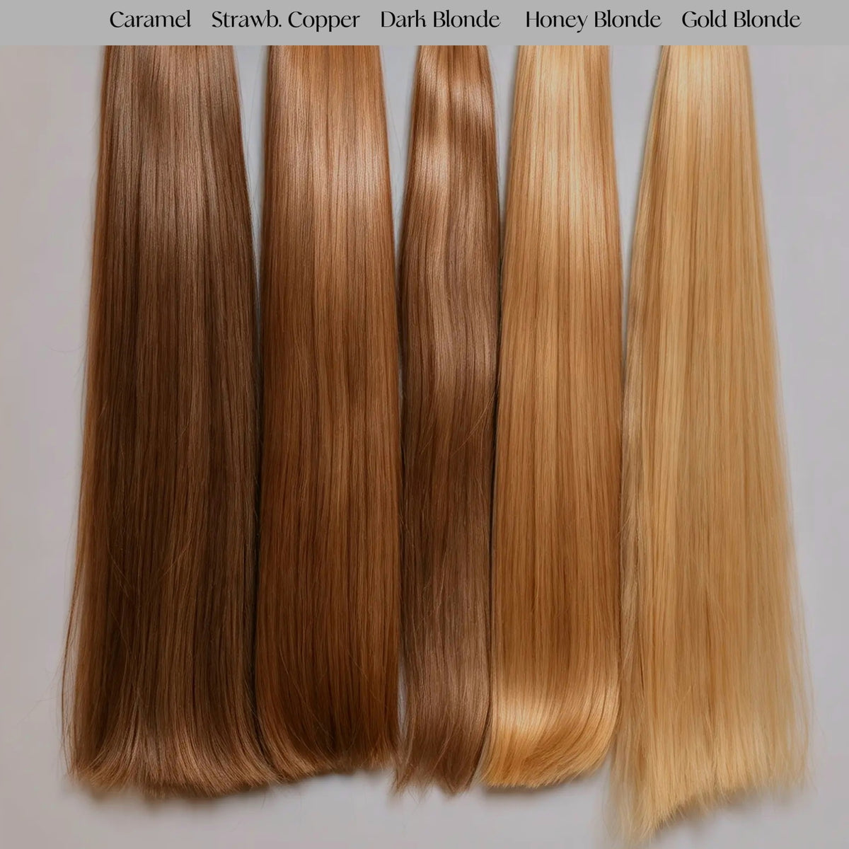 Genius Weft - Tressen - 100% Echthaar - Caramel